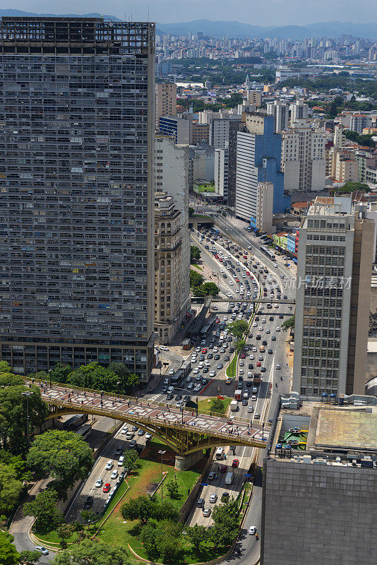 上面的观点São保罗城市-景点São保罗- São保罗明信片